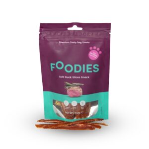 חטיף FOODIES נתחי ברווז רכים, 100 גרם