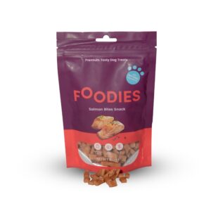 חטיף FOODIES נגיסי סלמון, 100 גרם