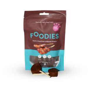 חטיף FOODIES סוכריות ברווז ועור בקר 100 גרם